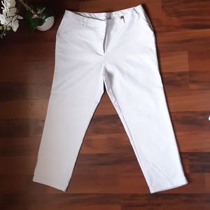 Anne Klein white dress trouser pants size 14